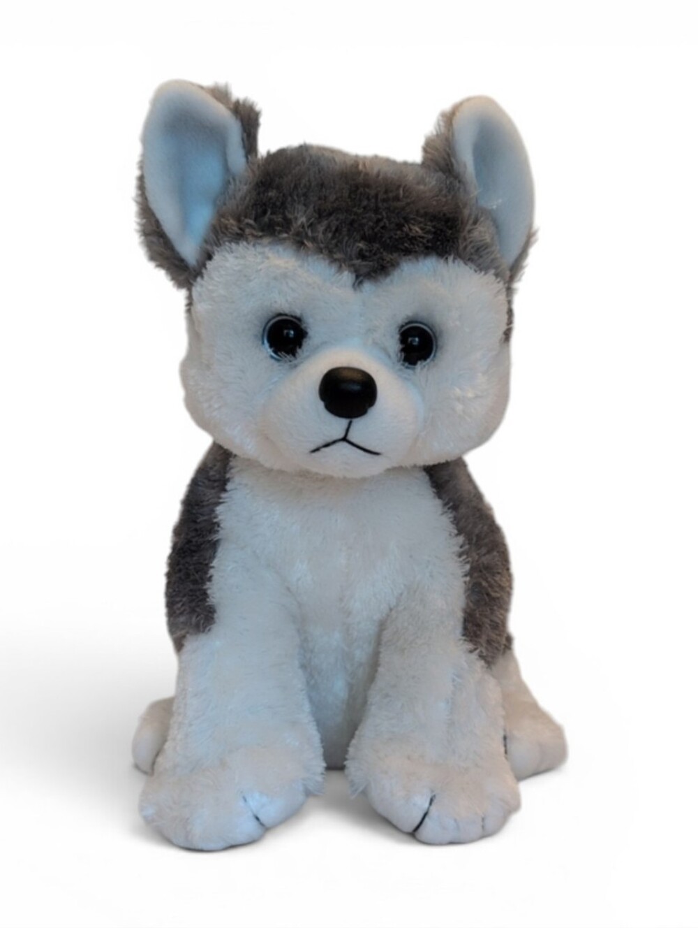 Ty Beanie Baby - 2018 Grey Slush Husky 100% TySilk - 10 Inches Tall